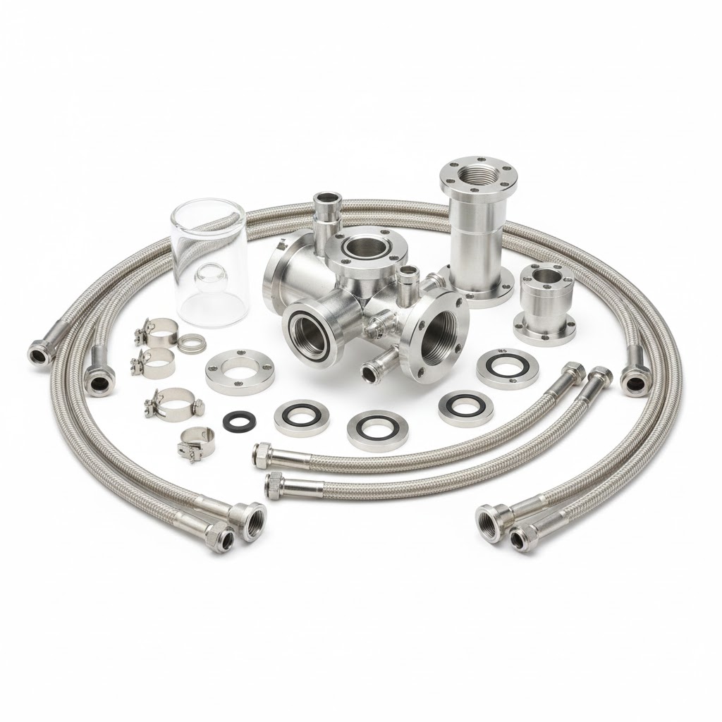 Accessories for Vacuum Systems, Pumps & Manifolds