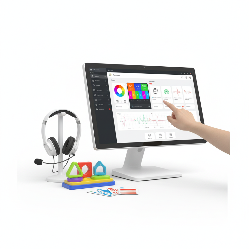 Cognitive Speech and Visual Impairment Rehabilitation Equipment