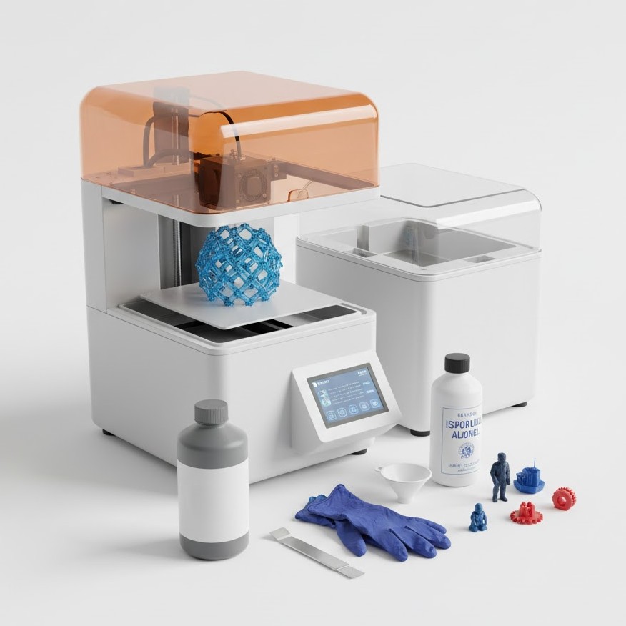 Liquid-Crystal Display (LCD) 3D Printer