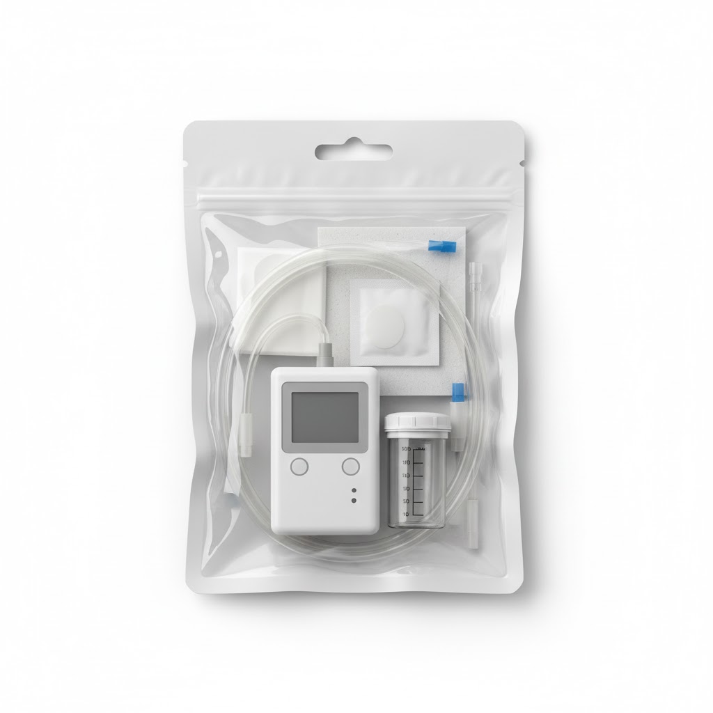 Negative Pressure Drainage Device and Component