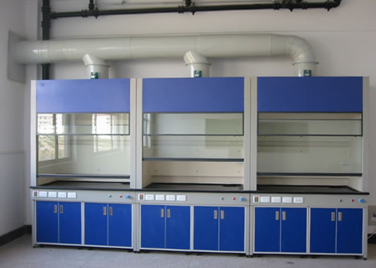 Steel and Wood Fume Hood