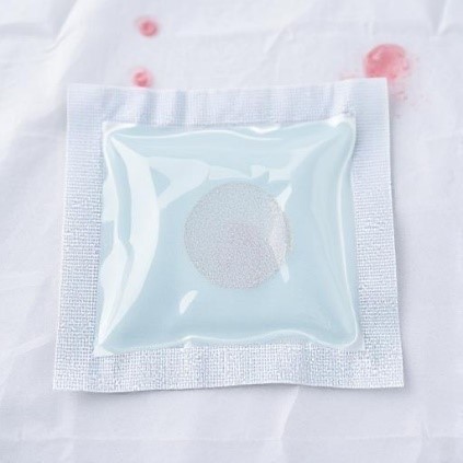 Hydrogel wound dressing sheet. (Generated by DeepAI)