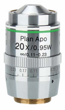 NIS 20x water immersion objective (STEMart Authorized)